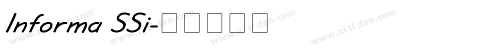 Informa SSi字体转换